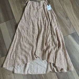 NWT JAPNA Long Tan Skirt